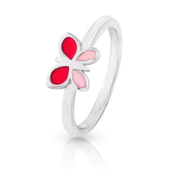 JVD Stříbrný prsten s motýlkem SVLE0395SH2MO 54 mm + 2 měsíce na vrácení zboží