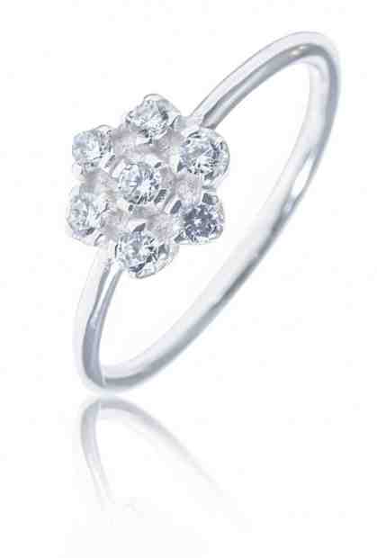 JVD Stříbrný prsten s čirými zirkony SVLR0347XF3BI 53 mm + 2 měsíce na vrácení zboží