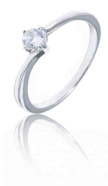 JVD Něžný stříbrný prsten s čirým zirkonem SVLR0345XF3BI 54 mm + 2 měsíce na vrácení zboží