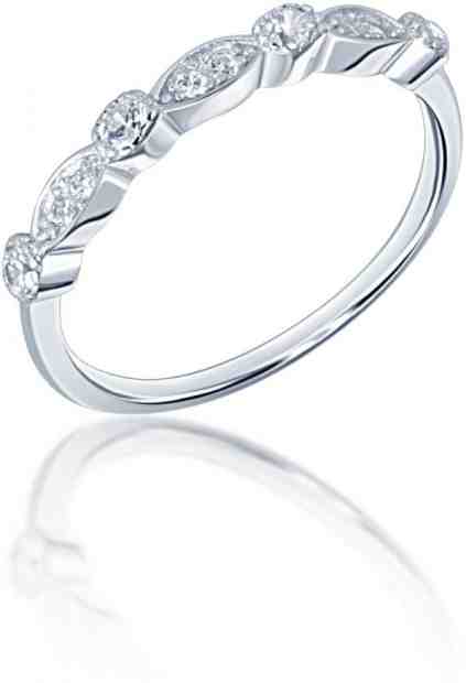 JVD Elegantní stříbrný prsten SVLR0343XF3BI 59 mm + 2 měsíce na vrácení zboží