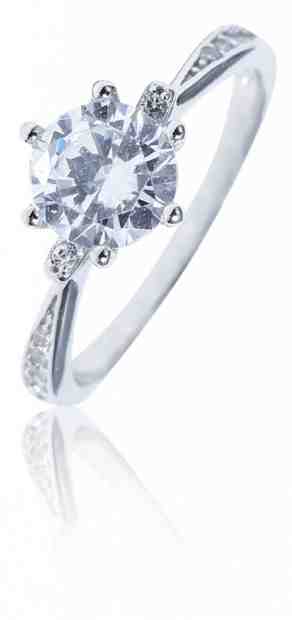 JVD Stříbrný prsten s čirými zirkony SVLR0316XH2BI 58 mm + 2 měsíce na vrácení zboží