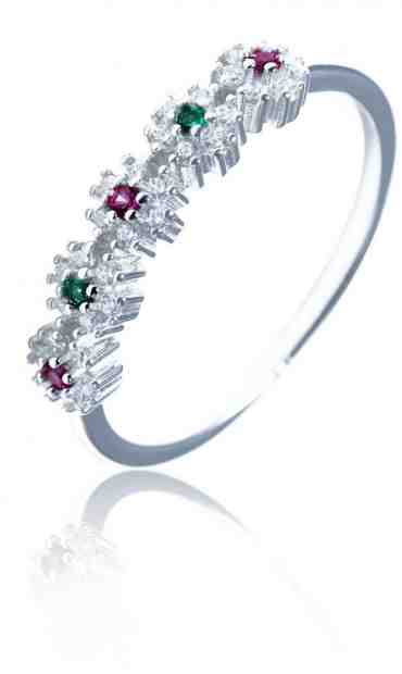 JVD Úchvatný stříbrný prsten se zirkony SVLR0329XH2BI 56 mm + 2 měsíce na vrácení zboží