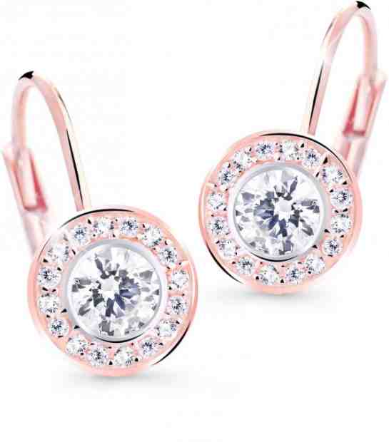 Cutie Jewellery Něžné náušnice s třpytivými zirkony Z8028-50-10-X-4 + 2 měsíce na vrácení zboží