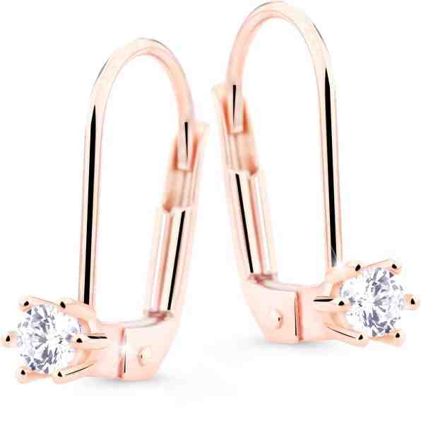 Cutie Jewellery Elegantní visací náušnice se zirkonem Z8012-50-10-X-4 + 2 měsíce na vrácení zboží