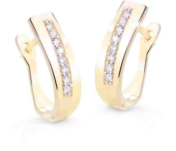 Cutie Jewellery Úchvatné náušnice s třpytivými zirkony Z8018-55-10-X-1 + 2 měsíce na vrácení zboží