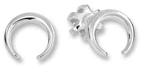 Brilio Drobné minimalistické náušnice z bílého zlata 231 001 00642 07 + 2 měsíce na vrácení zboží