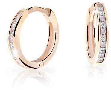 Cutie Jewellery Nadčasové kruhové náušnice se zirkony C3343-80-20-X-4 + 2 měsíce na vrácení zboží