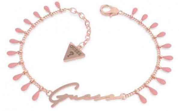 Guess Okouzlující růžově zlacený náramek Beach party UBB70124 18 cm + 2 měsíce na vrácení zboží