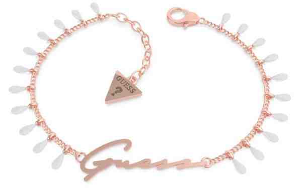 Guess Okouzlující růžově zlacený náramek Beach party UBB70125 18 cm + 2 měsíce na vrácení zboží
