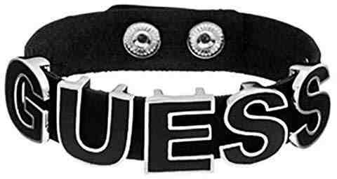 Guess Kožený náramek s nápisem UBB81313 + 2 měsíce na vrácení zboží