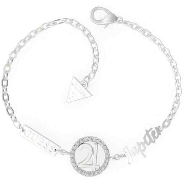 Guess Módní ocelový náramek s krystaly UBS29018 18 cm - S + 2 měsíce na vrácení zboží