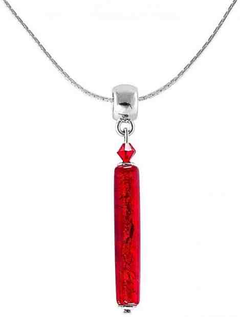 Lampglas Úchvatný náhrdelník Red Gold s 24karátovým zlatem v perle Lampglas NPR1 + 2 měsíce na vrácení zboží