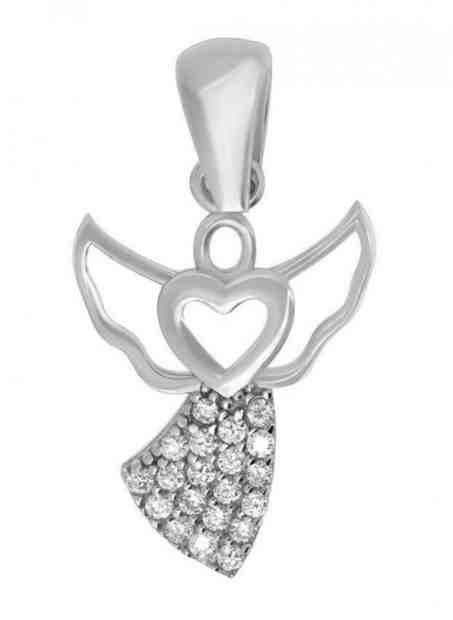 Brilio Silver Nebeský stříbrný přívěsek anděl PENT111 + 2 měsíce na vrácení zboží