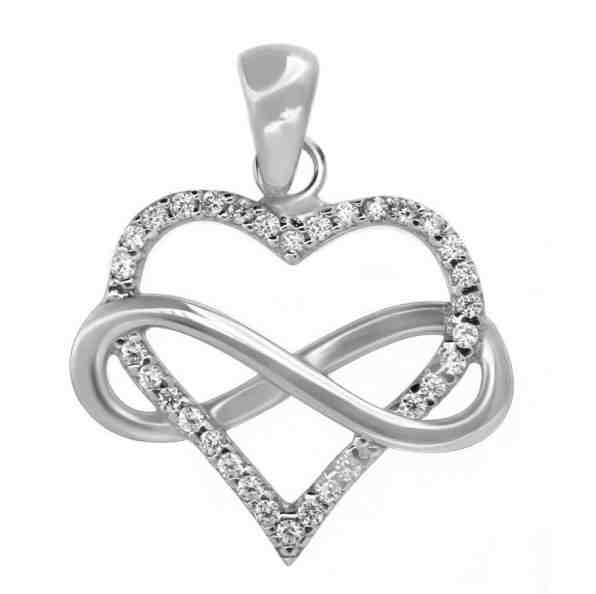 Brilio Silver Něžný stříbrný přívěsek PENT242 + 2 měsíce na vrácení zboží