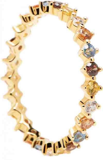 PDPAOLA Něžný pozlacený prsten se zirkony SAGE Gold AN01-209 56 mm + 2 měsíce na vrácení zboží