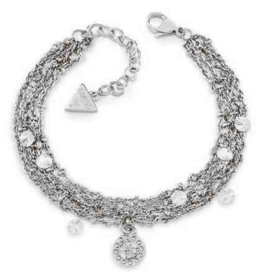 Guess Módní ocelový náramek s přívěsky Galactic Girl UBB20099 18 cm - S + 2 měsíce na vrácení zboží