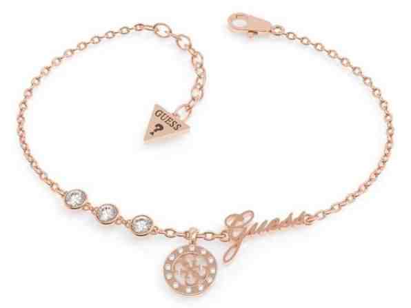 Guess Jemný bronzový náramek Guess Miniature UBB79043 19 cm - S + 2 měsíce na vrácení zboží