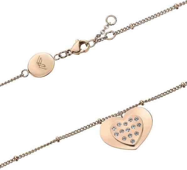 Victoria Walls Romantický bronzový náramek s krystaly VB1087R + 2 měsíce na vrácení zboží