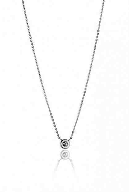 Victoria Walls Elegantní ocelový náhrdelník s krystalem VN1088S + 2 měsíce na vrácení zboží