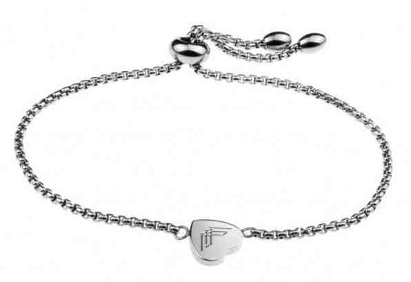 Victoria Walls Romantický ocelový náramek se srdíčkem VB1071S + 2 měsíce na vrácení zboží