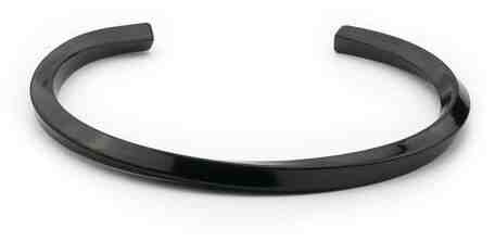 Victoria Walls Nadčasový černý náramek z oceli VB1097B + 2 měsíce na vrácení zboží