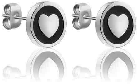 Victoria Walls Romantické ocelové náušnice pecky VE1107S + 2 měsíce na vrácení zboží