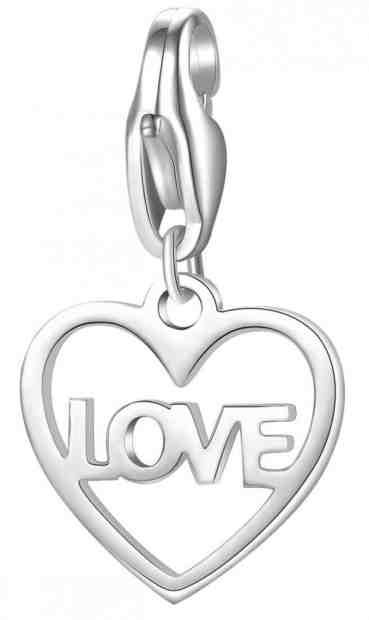 S`Agapõ Ocelový přívěsek Srdíčko Happy SHA364 + 2 měsíce na vrácení zboží