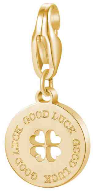 S`Agapõ Pozlacený přívěsek Čtyřlístek Happy SHA371 + 2 měsíce na vrácení zboží