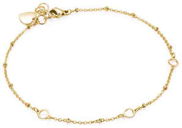 S`Agapõ Pozlacený náramek na nohu Happy SHAC35 + 2 měsíce na vrácení zboží