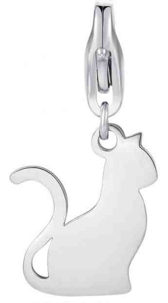 S`Agapõ Ocelový přívěsek Kočka Happy SHA313 + 2 měsíce na vrácení zboží