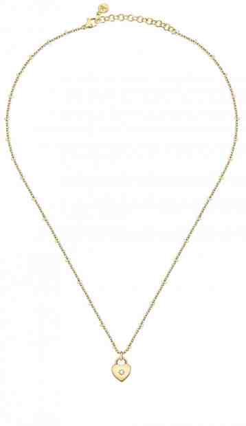 Morellato Půvabný pozlacený náhrdelník s krystalem Abbraccio SAUB15 + 2 měsíce na vrácení zboží