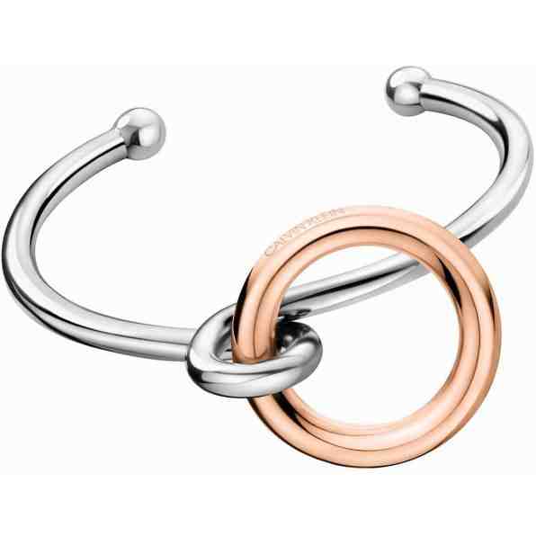 Calvin Klein Elegantní bicolor náramek Clink KJ9PPF2001 XS (5,4 x 4,3 cm) + 2 měsíce na vrácení zboží
