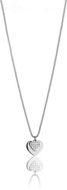 Victoria Walls Romantický ocelový náhrdelník s krystaly VN1093S + 2 měsíce na vrácení zboží