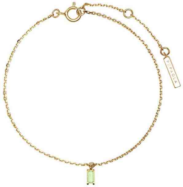 PDPAOLA Něžný pozlacený náramek s přívěskem APPLE ASANA Gold PU01-068-U + 2 měsíce na vrácení zboží