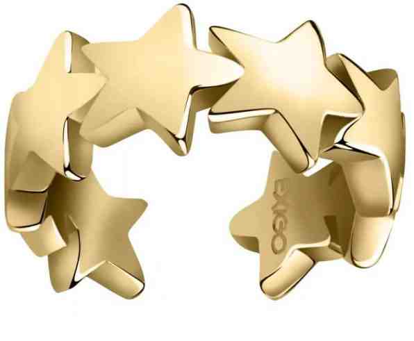 La Petite Story Pozlacená navlékací single náušnice s hvězdičkami LPS02ARQ164 + 2 měsíce na vrácení zboží