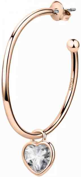 La Petite Story Romantická kruhová single náušnice s přívěskem 2v1 LPS02ARQ177 + 2 měsíce na vrácení zboží