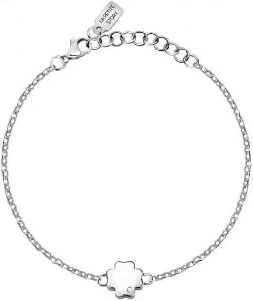 La Petite Story Ocelový náramek se čtyřlístkem pro štěstí Friendship LPS05ARR68 + 2 měsíce na vrácení zboží