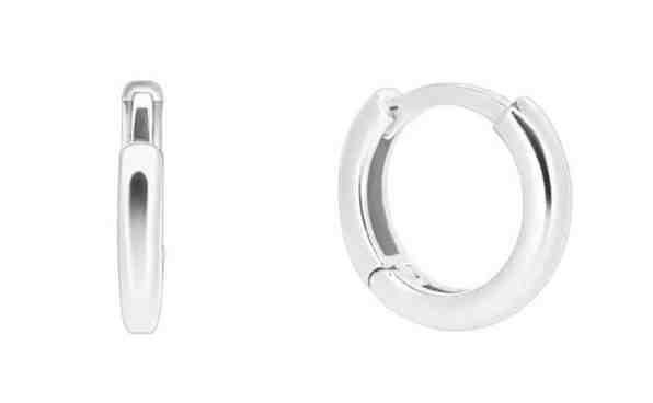 Brilio Silver Stříbrné náušnice kruhy PE071 + 2 měsíce na vrácení zboží
