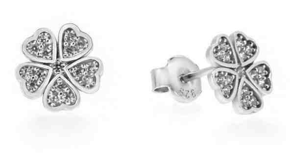 Brilio Silver Stříbrné kytičkové náušnice SILVER003 + 2 měsíce na vrácení zboží