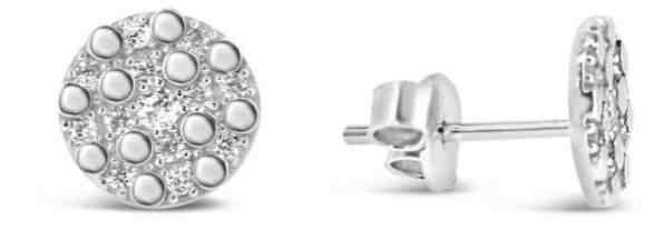 Brilio Silver Stříbrné náušnice se zirkony SILVER102 + 2 měsíce na vrácení zboží