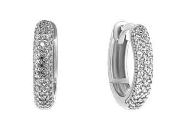 Brilio Silver Okouzlující stříbrné kruhové náušnice SILVER118 + 2 měsíce na vrácení zboží