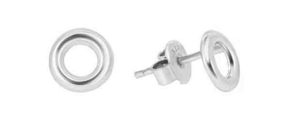 Brilio Silver Minimalistické stříbrné náušnice GOLD009 + 2 měsíce na vrácení zboží