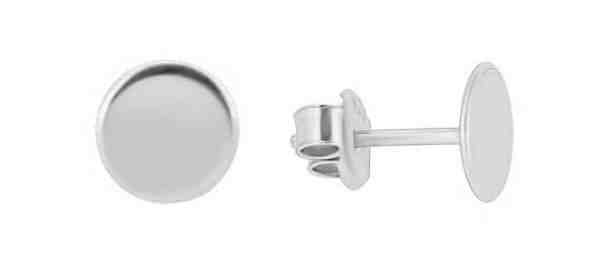 Brilio Silver Minimalistické stříbrné náušnice GOLD012 + 2 měsíce na vrácení zboží