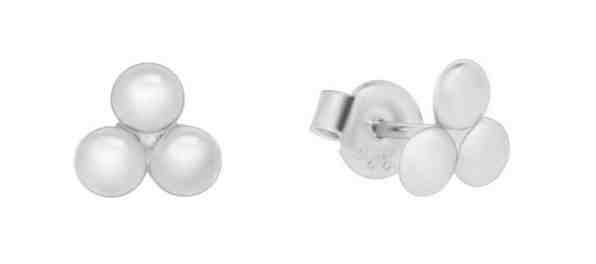 Brilio Silver Minimalistické stříbrné náušnice GOLD015 + 2 měsíce na vrácení zboží