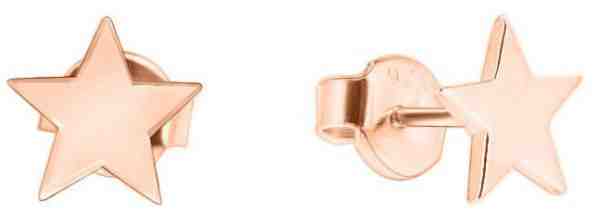 Brilio Náušnice z růžového zlata hvězdičky GOLD002_AU_R + 2 měsíce na vrácení zboží