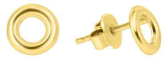 Brilio Náušnice ze žlutého zlata kroužky GOLD009_AU_Y + 2 měsíce na vrácení zboží