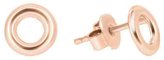 Brilio Náušnice z růžového zlata kroužky GOLD009_AU_R + 2 měsíce na vrácení zboží