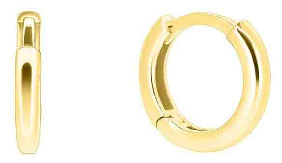 Brilio Něžné kruhy ze žlutého zlata pe071_AU_Y + 2 měsíce na vrácení zboží