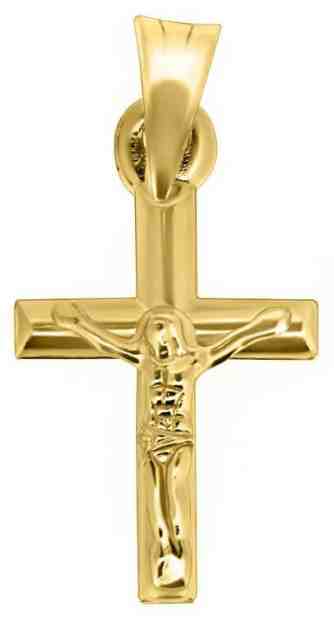 Brilio Přívěsek ze žlutého zlata Ježíš na kříži CRS067_AU_Y + 2 měsíce na vrácení zboží