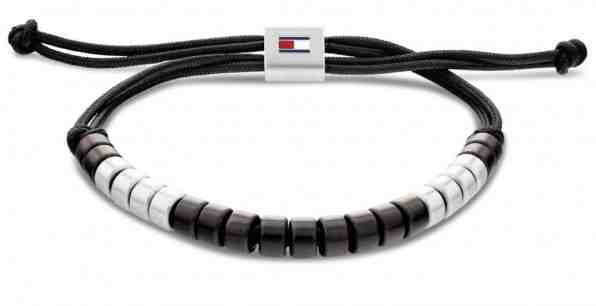 Tommy Hilfiger Pánský šňůrkový náramek s korálky 2790292 + 2 měsíce na vrácení zboží